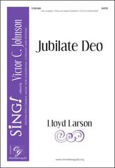 Jubilate Deo SATB choral sheet music cover